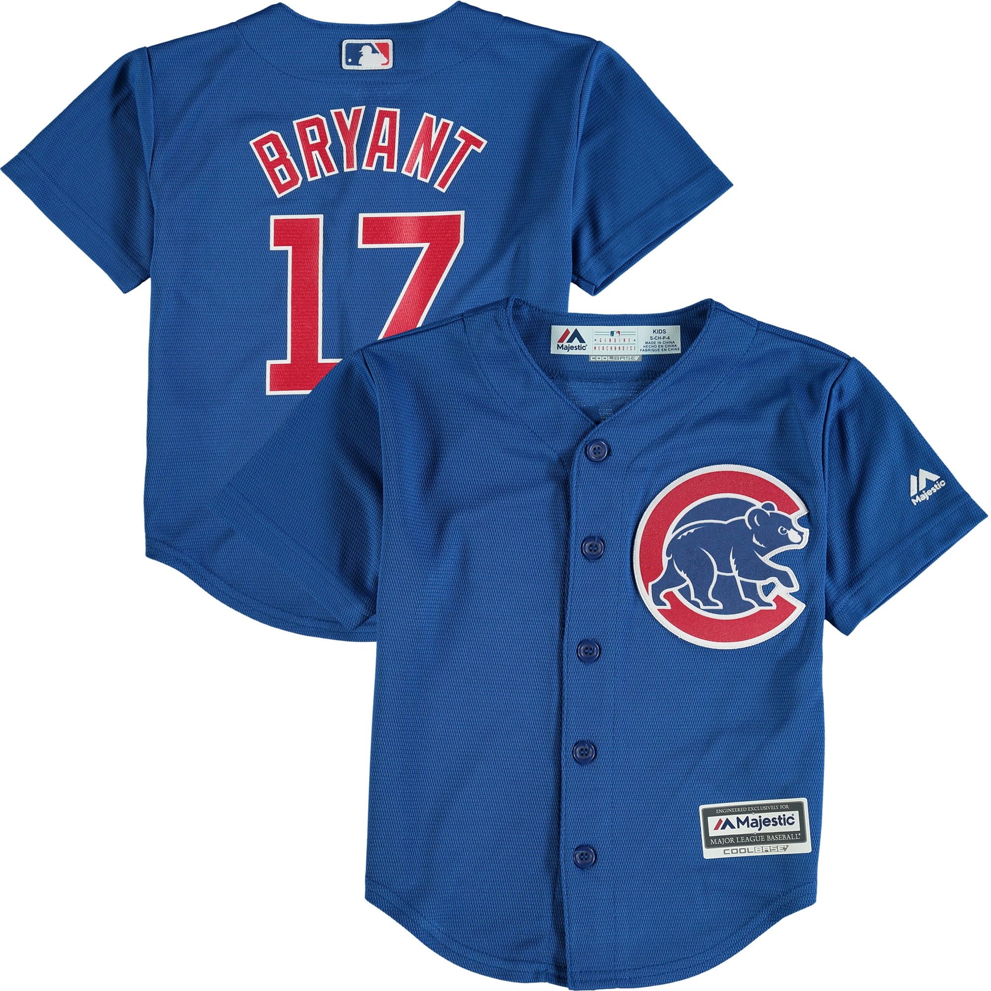 Kris Bryant Chicago Cubs Majestic Preschool Alternate Official Cool Base Player Jersey Royal by Outerstuff