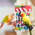 thumbnail image 6 of EEEkit Bird Toy, Colorful Wooden Beads Blocks, and Cotton Rope Toy for Climbing, Chewing, Unraveling, 6 of 6