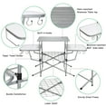 thumbnail image 4 of Gymax Portable Grilling Stand Folding BBQ Table Camping Table with Carrying Bag, 4 of 6