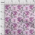 thumbnail image 2 of oneOone Cotton Cambric Purple Fabric Floral Diy Clothing Quilting Fabric Print Fabric By Yard 56 Inch Wide, 2 of 4