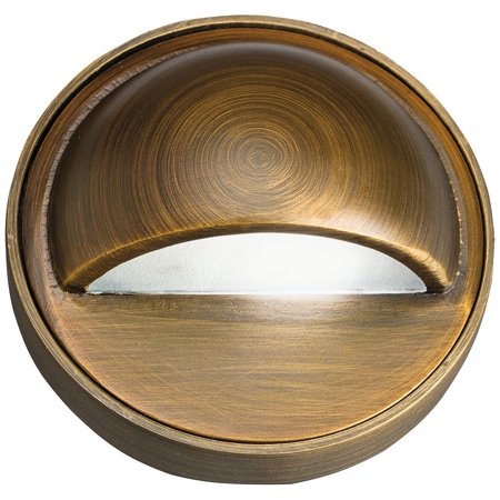 

Kichler 15477 Centennial Brass Half Moon 4 Halogen Deck And Step Light