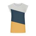 thumbnail image 3 of Mrat Womens Camisole Tank Tops Fashion Women's Casual Round-Neck Sleeveless T-Shirt Tops Blouse Women's Athletic Tank Tops S-393 Yellow L, 3 of 4
