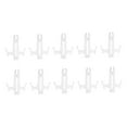 thumbnail image 3 of 10pcs Plastic Display Stand Plate Holders Easel Bowl Dish Holder Picture Frame Photo Display Rack Home Decor 8inch Clear, 3 of 9