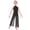 Black, variant on Girls Kids One Piece Dance Jumpsuit Sleeveless Mock Neck Shiny Sequins Bodice Shimmery Mesh Split Wide-Leg Bodysuit White 6