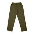 thumbnail image 6 of LIJCC Uniform Pants for Boys Yonth Twill Pants Elastic Waist Stretch Pull on Chino Pants Kids Straight Leg School Solid Color Trousers Kids Clothes, 6 of 7