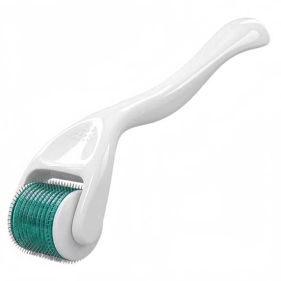 Derma Roller for Scalp, Beard & Face - Microneedling Roller,540 Stainless Steel 0.75mm Micro Needles, Microneedle Tool for Hair, Skincare Tools for Women & Men