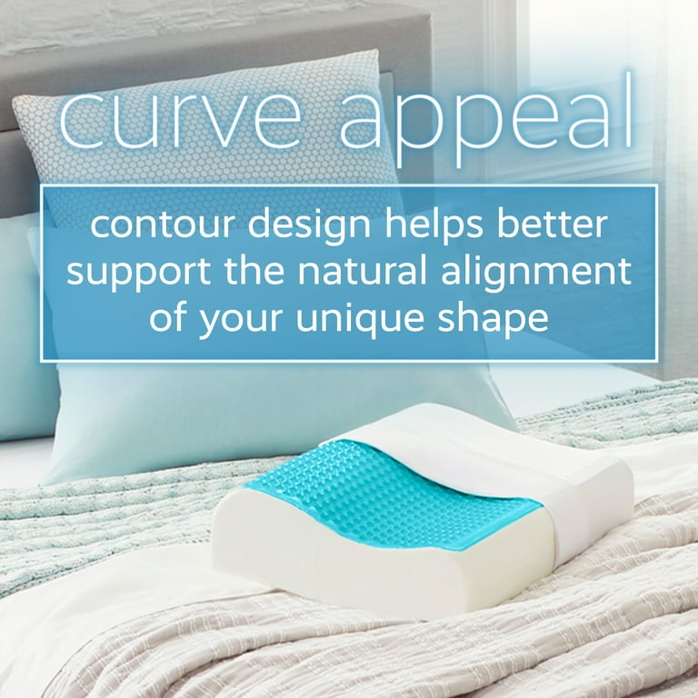 Comfort Revolution Charcoal Gel Memory Foam Pillow