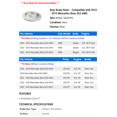 thumbnail image 2 of Rear Brake Rotor - Compatible with 2010 - 2015 Mercedes-Benz E63 AMG 2011 2012 2013 2014, 2 of 2