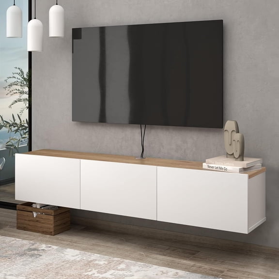 Modern Floating TV Stand | Wall Mounted Entertainment Center | TV Console