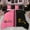 Black Pink, variant on Manfei King and Queen Full Size Comforter Sets for Couple, Black Grey Abstract Bedding Comforter Set, Romantic Valentines Day Reversible Bedding Sets, Luxury Bedroom Decor, 3pcs