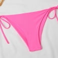 thumbnail image 6 of MSJUHEG Summer Swimsuit,Bikini Tops Full Coverage Bottoms,Tie Back Bathing Suit,Bralette Bikini Set,Bikinis Set,Boho Swimsuits for Women,High Waisted Bikini Sets for Women Hot Pink L, 6 of 8