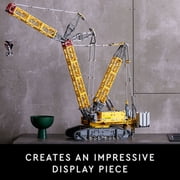 LEGO Technic Liebherr Crawler Crane LR 13000 42146 Advanced Building Kit for Adults, Build and Display this Model Crane, Incredible Details Including Winch System and Luffing Jib