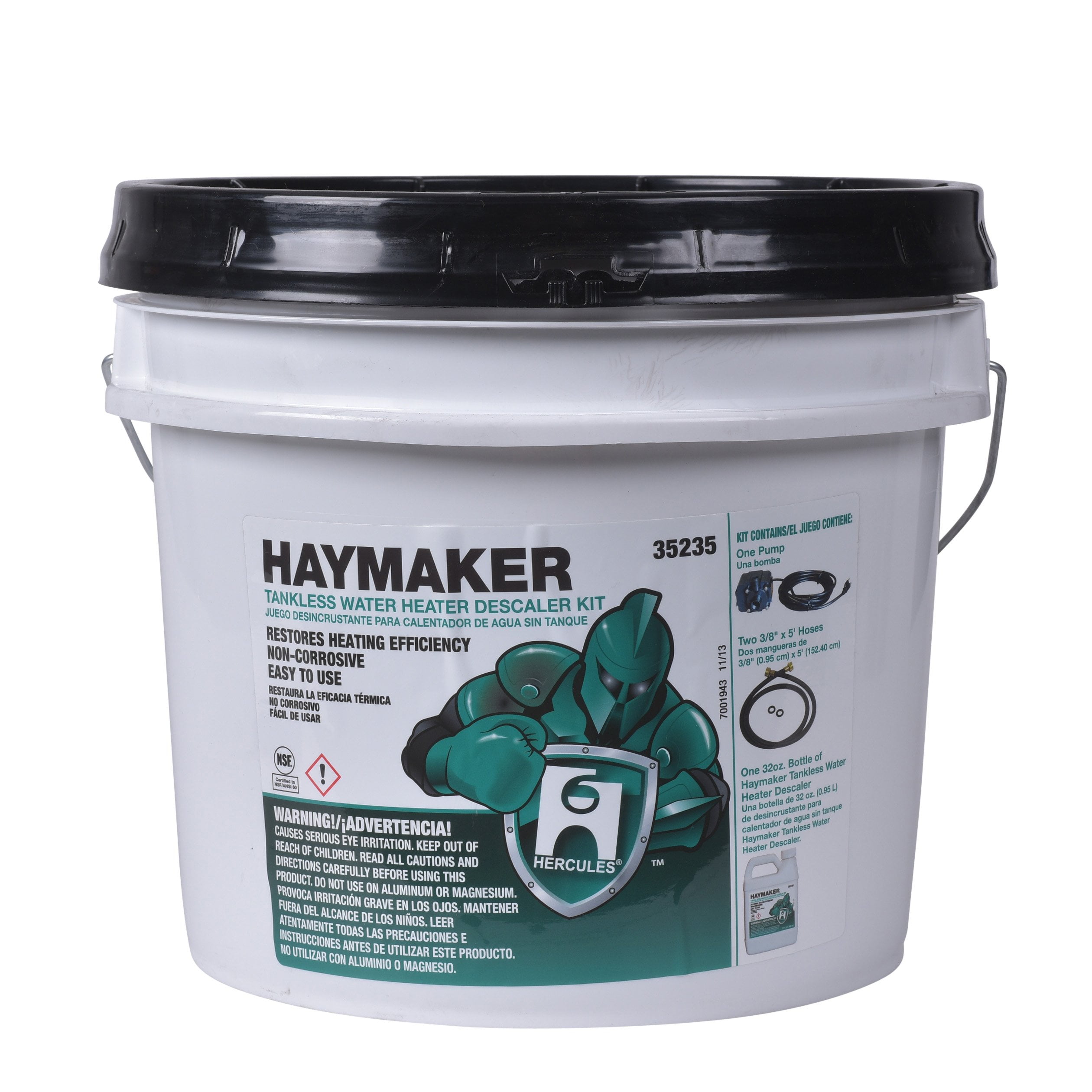 Water Heater Descaler Kit,5inLx5inWx6inH 35235