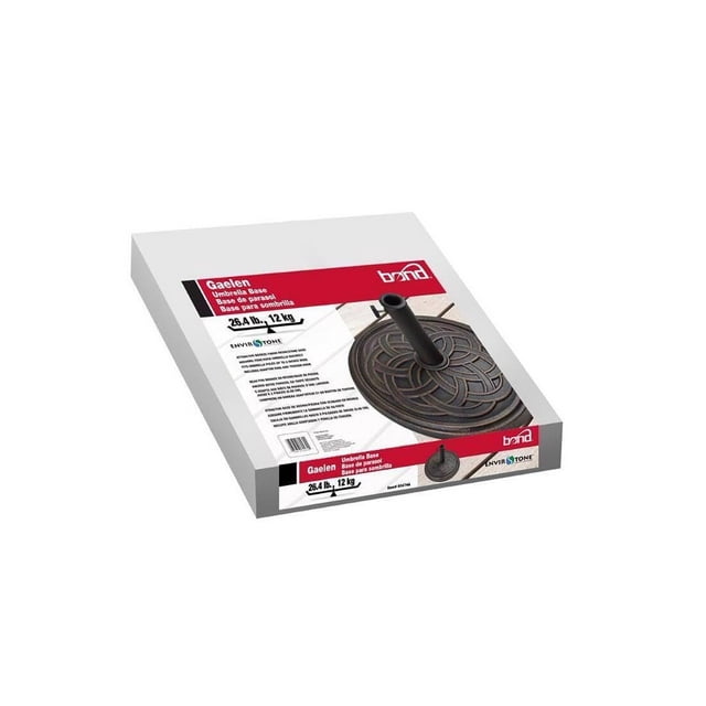 Base Bond 60474A para paraguas, 12 kg, bronce envejecido