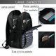 thumbnail image 4 of Disketp Ski Goggles Vintage Print Mochila de Viaje Estampada para Laptop con Puerto de Carga USB, Mochila Impermeable para Computadora – Regalo para Hombres y Mujeres, 4 of 7