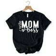 thumbnail image 7 of Wife Mom Boss T-Shirt, Black Casual Tee for Strong and Empowered Mothers, 7 of 7