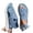 Sky Blue, variant on Women Sandals Mesh Platform Sandals Elastic Soft Sole Shoes Lightweight Casual Footwear Breathable For All Summer Occasions ,Us Size:9