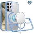 thumbnail image 2 of Designed for Samsung Galaxy S24 Plus /S24+ Premium MagSafe Compatible Transparent Clear Acrylic with Color Frame Hybrid TPU Hard Phone Case Cover [Clear Light Blue], 2 of 7