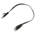 thumbnail image 4 of 6 Pcs 1 Pieds Câble Réseau Internet Plat Solide Cat6 Haute Vitesse Patch Fil Lan avec Connecteurs Snangless Rj45, 4 of 8