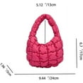 thumbnail image 7 of JUYGO Quilted Shoulder Bags for Women Designer Pleated Cloud Bag Mini Famle Versatile Small Handbag Women's Cross Bag Tote, 7 of 7
