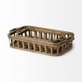 thumbnail image 2 of Set of 2 Natural Finish Wood Nesting Trays, 2 of 7