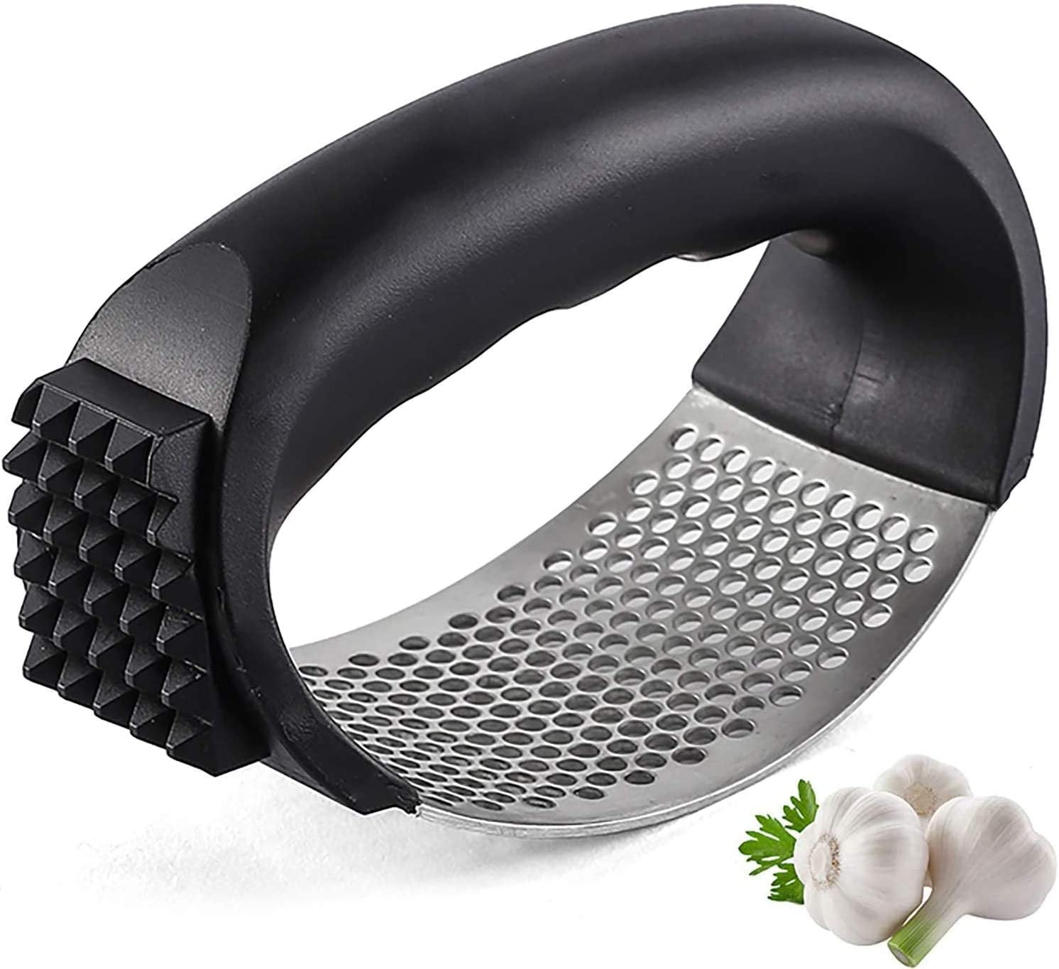 1 X Stainless Steel Garlic Cutter Multifunctional For Onion Chopper Crushes New 