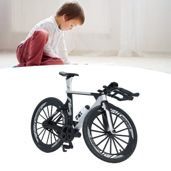 Modèle de Vélo de Course en Alliage Guidon Double Jouet de Direction Coulissant avec Design Réaliste, Cultiver la Capacité Manuelle pour Enfants
