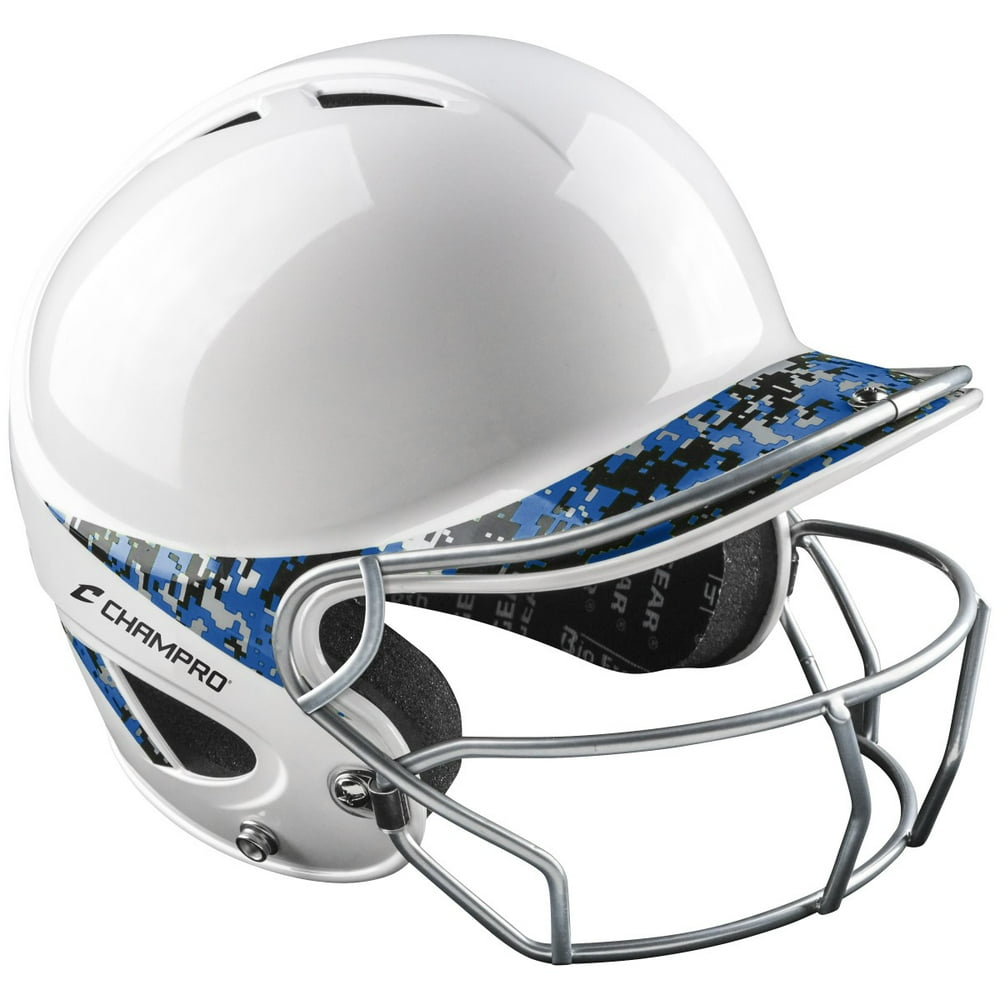 Champro TwoTone Gem Gloss Fastpitch Batting Helmet w/ Mask Walmart