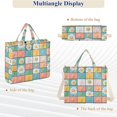 thumbnail image 6 of FORMRS Womens Corduroy Tote Bag Crossbody Shoulder Handbag with Pocket, Daisy Mosaic, 6 of 7