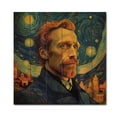 thumbnail image 3 of Designart "Vincent Van Gogh Artistic Genius" Masterpiece Print on Natural Pine Wood, 3 of 5