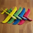 thumbnail image 2 of Airplane Toy LED Light Up Flight Mode Aircraft Hand Throwing Planes Flying Toys Best Gift Birthday Party for Kids Kids Children, 2 of 8