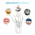 thumbnail image 5 of Amdohai 5pcs Stainless Steel Tools Kit Tartar Scraper Mouth Mirror Dentists Pick Tool Scaler for Use, 5 of 5
