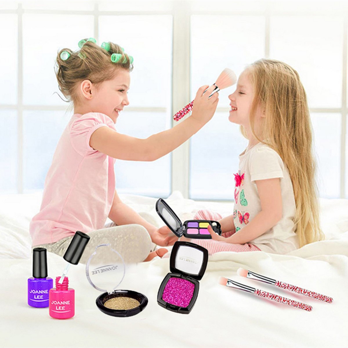 Kit Coiffure Enfant Jouet Salon - Avec Miroir, Sèche-cheveux, Lisseur, Pour Jeux De Rôle 3 Ans +