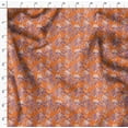 thumbnail image 4 of Soimoi Minky Orange Fabric By the Yard - 56 Inch Wide - Florals, Leaves Print Fabric - Elegant & Beautiful Patterns for Fashion and Home Decor Printed Fabric, 4 of 6