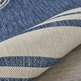 Sophie Nautical Navigation Indoor Outdoor Area Rug, 3' x 5', Navy and