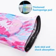 thumbnail image 6 of TUOYR Compression Padded knee Sleeve Knee Protection Anti-Slip Leg Sleeve with Protective Pad for Football Basketball Baseball Volleyball - Adult & Youth Size (Paint Pink, 1 Pair), 6 of 8