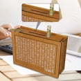 thumbnail image 2 of Hucha Hucha de madera con contador Reutilizable Alcancía Regalo de vacaciones Decoración del hogar (E) Wdftyju  Libre de BPA, 2 of 3