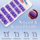 thumbnail image 3 of Set de 120 uñas postizas cortas cuadradas mate Bellelfin Purple, 3 of 7