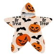 thumbnail image 3 of Generic Baby Halloween Pumpkin Printed Starfish Onesie Zipper Hooded Star Jumpsuit, 3 of 4