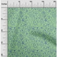 thumbnail image 2 of oneOone Polyester Spandex Sea Green Fabric Asian Floral Traditional Sewing Fabric By The Yard Printed Diy Clothing Sewing Supplies 56 Inch Wide, 2 of 4