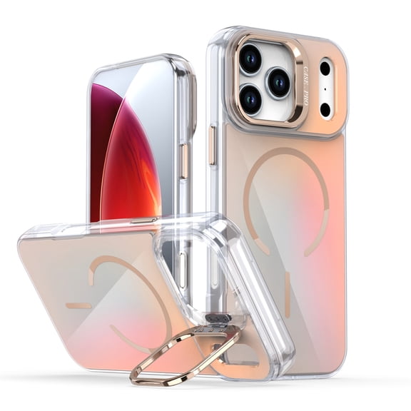 TYJKeJi Étui Mode Support Résistant aux Chutes Antichoc pour iPhone 17 Pro Max