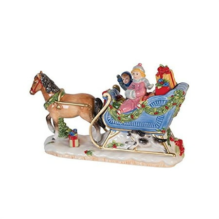 - Fitz and Floyd® White House Christmas Sleigh Ride Musical Figurine