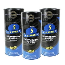 Sun-Glo Three Pack of 5 Speed Shuffleboard Powder Wax
