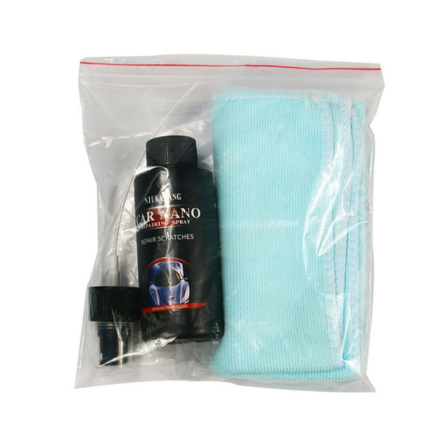 Nano Technology Car Scratch Repair Spray – Hydrophobic Coating & Plastic Restorer Kit, 50ml-500ml Multi-Size with Microfiber Towel A