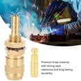 thumbnail image 4 of Water Cooled Gas Adapter Efficient Connection Brass Welding Torch for PTA DB MIG TIG Applications Water Cooled Gas Adapter Brass Welding Torch Gas Water Quick Connector Water, 4 of 7