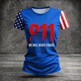 thumbnail image 4 of 9/11 25th Anniversary Memorial T-Shirt 25th Anniversary Tee 2001-2026 Twin Towers Tribute Memorial Tee Never Forget Patriot Day Gift, 4 of 6