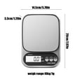 thumbnail image 3 of High Precision Gram Scale - Digital Kitchen Weighing for Baking, Jewelry Appraisal, and Food Portioning - Tare Function, Rechargeable, 0.1G Accuracy - Ideal for Home, Commercial, and Travel Use, 3 of 6