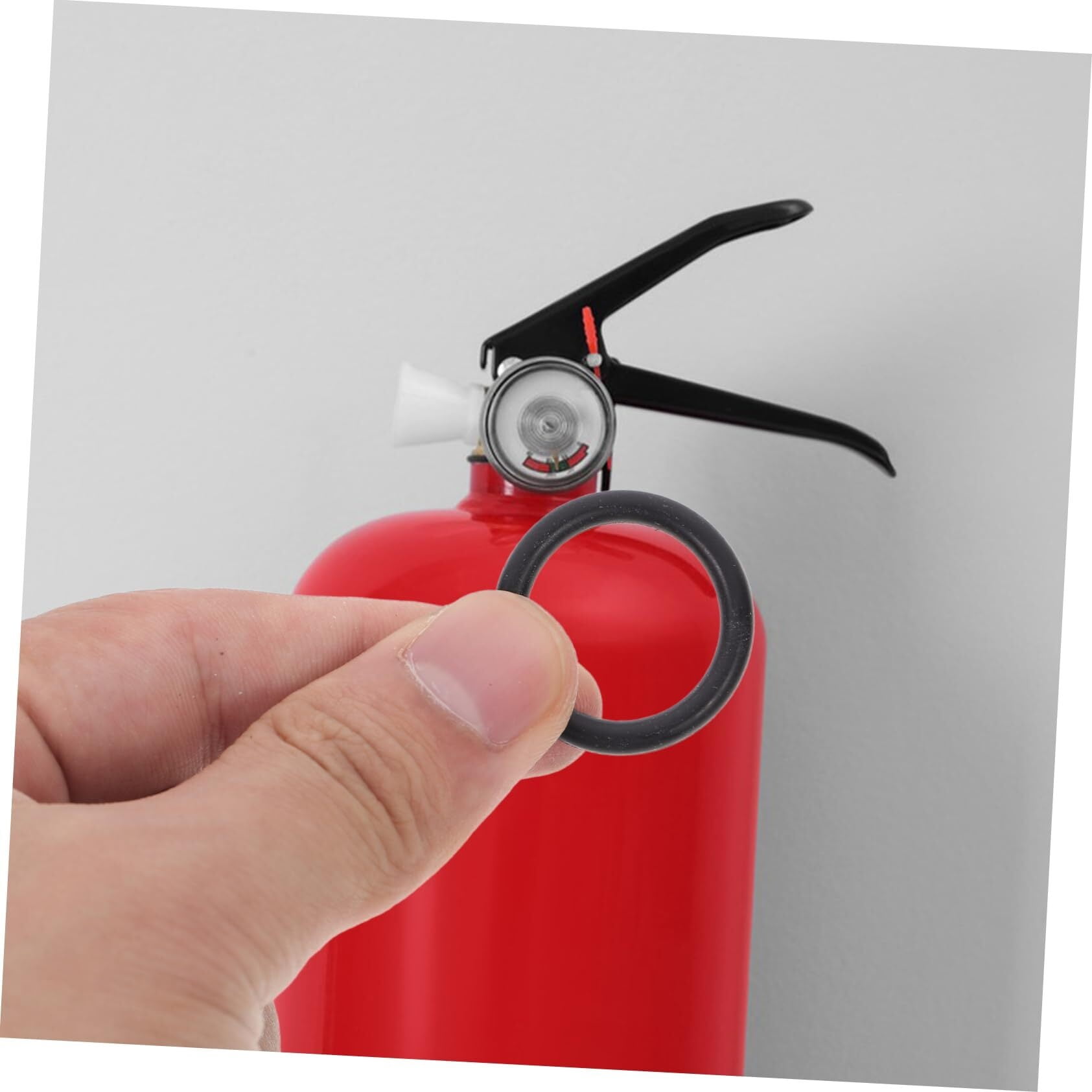 150pcs Fire Extinguisher Accessories Spray Nozzle for Hose Hooks Candle Making Kit Hose Spray Nozzle Kits Hose Fittings Gas Can Spout Gasket Fire Extinguisher Stand Black Rubber