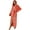 Coral, variant on U2SKIIN Womens Fleece Hooded Robe, Full Length Soft Thick Plush Bathrobe,(Rose,L-XL)