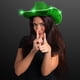thumbnail image 4 of Diademas para mujer, diadema cuadrada con lentejuelas iluminadas, sombrero de vaquero occidental, sombrero de vaquero de colores con luces, sombrero de fiesta de EVA compuesto con luces, sombrero de v, 4 of 5